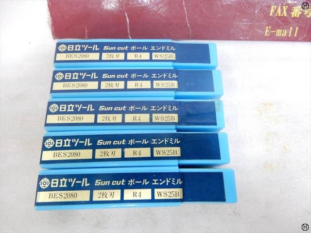 日立ツール BES2080 2刃 R4 エンドミル の画像 2枚目