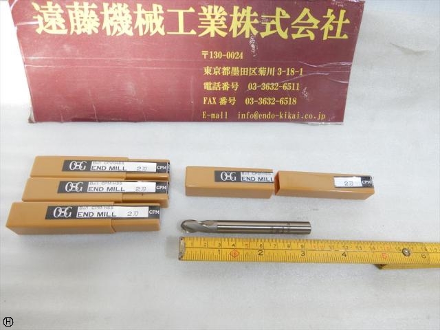 OSG EBD R5 刃径10mm 4本 エンドミル の画像 1枚目