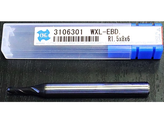 OSG WXL-EBD R1.5X8X6 エンドミル の画像 1枚目