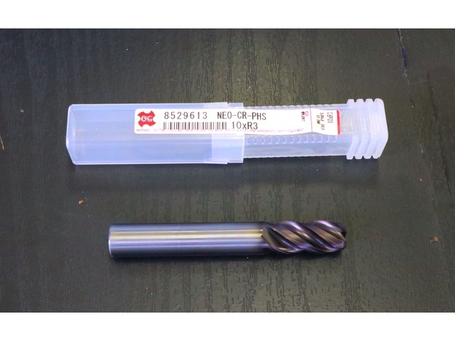 OSG NEO-CR-PHS 10×R3 未使用 End Mill Image 1