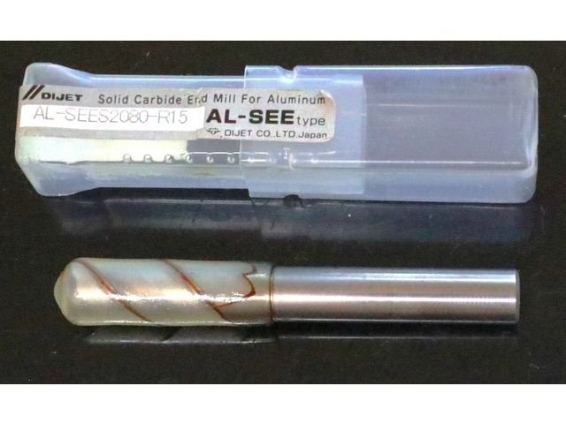 ダイジェット工業 AL-SEES 2080 R15 未使用 エンドミル の画像 1枚目