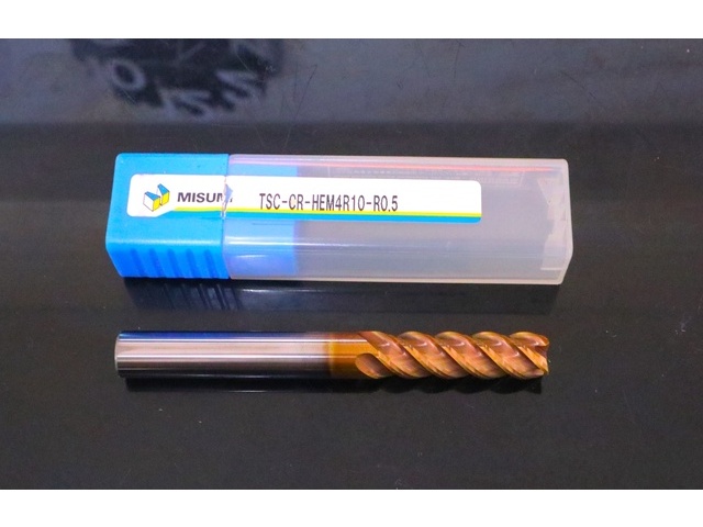 MISUMI CORP TSC-CR-HEM4R10-R0.5 未使用 End Mill Image 1