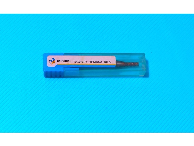 MISUMI CORP TSC-CR-HEM4S3-R0.5 未使用 End Mill Image 1
