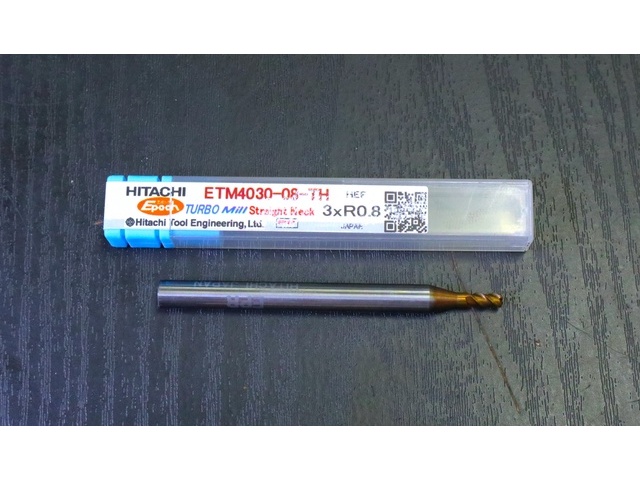 日立ツール ETM4030-08-TH 3×R0.8 未使用 エンドミル の画像 1枚目
