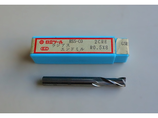 日立ツール R0.5×8 エンドミル の画像 1枚目