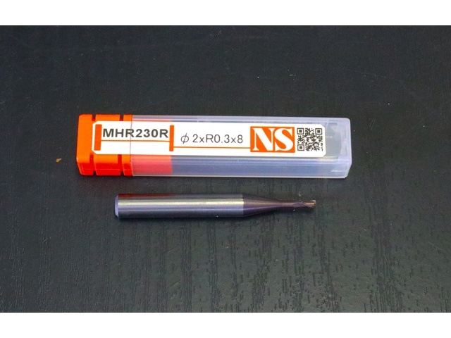 日進工具 NS MHR 230R Φ2×R0.3×8 未使用 エンドミル の画像 1枚目