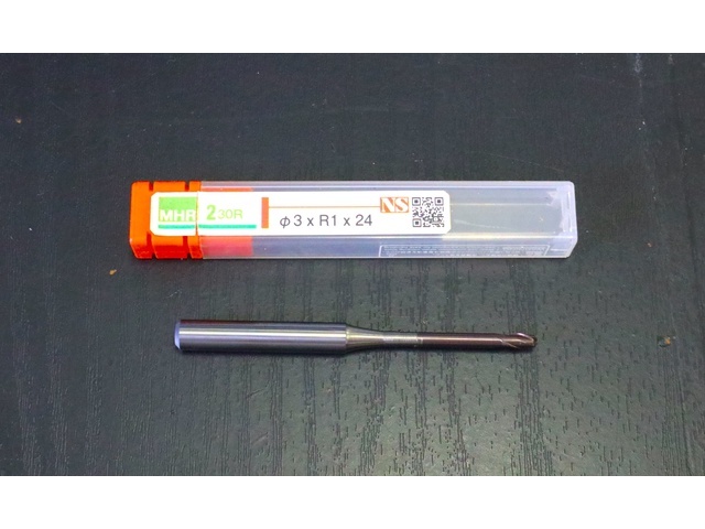 日進工具 NS MHR 230R Φ3×R1×24 未使用 エンドミル の画像 1枚目