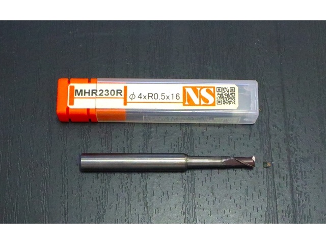日進工具 NS MHR 230R Φ4×R0.5×16 未使用 エンドミル の画像 1枚目