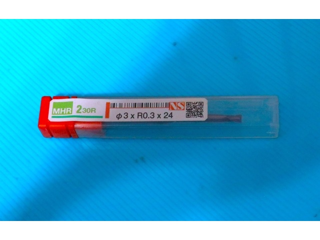 日進工具 NS MHR φ3×R0.3×24 未使用 エンドミル の画像 1枚目