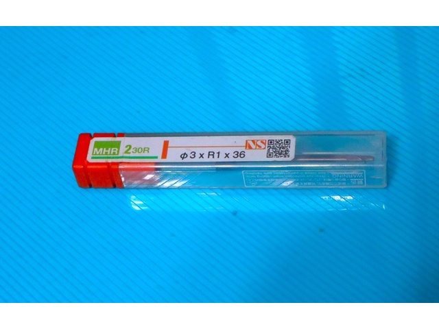 日進工具 NS MHR φ3×R1×36 未使用 エンドミル の画像 1枚目