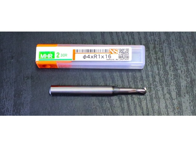 日進工具 NS MHR230R Φ4×R1×16 未使用 エンドミル の画像 1枚目