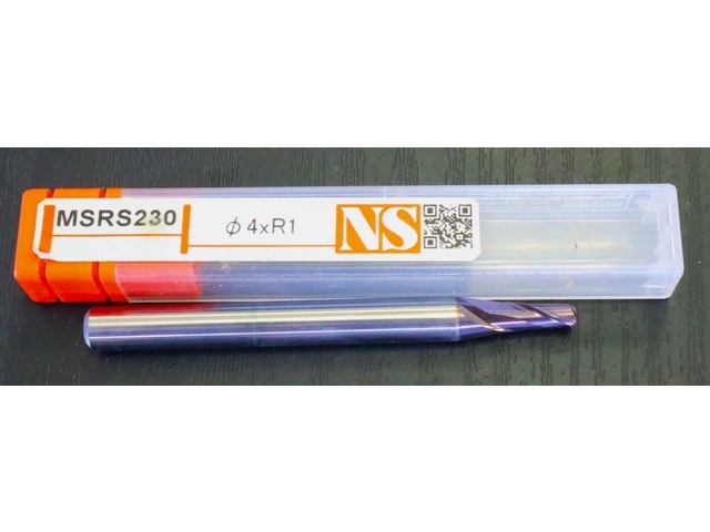 日進工具 NS MSRS230 Φ4×R1 未使用 エンドミル の画像 1枚目