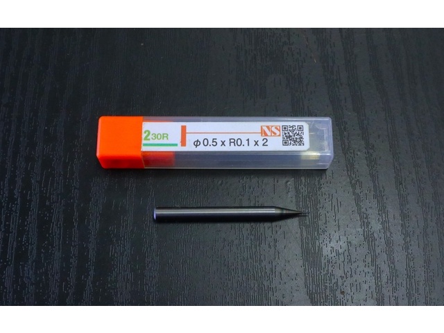 日進工具 NS NMHR 230R φ0.5×R0.1×2 未使用 エンドミル の画像 1枚目
