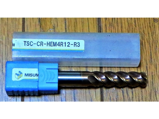 MISUMI CORP TSC-HEM4R12-R3 未使用 End Mill Image 2