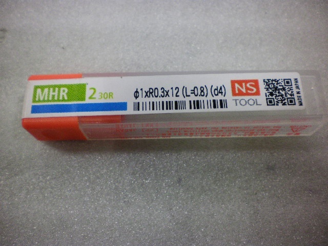 日進工具 NS MHR 2 30R φ1xR0.3x12 未使用品 エンドミル の画像 2枚目