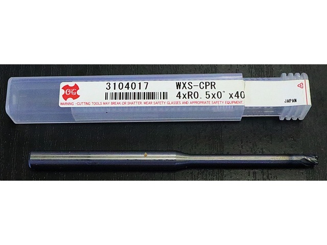 OSG WXS-CPR-4XR0.5X0X40 エンドミル の画像 1枚目