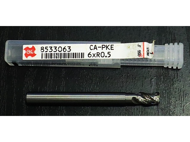 OSG CA-PKE-6XR0.5 エンドミル の画像 1枚目