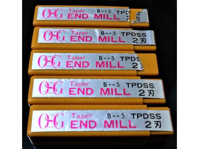 OSG 2枚刃 TPDSS 2.5×0.5° 計5個 未使用 エンドミル の画像 2枚目