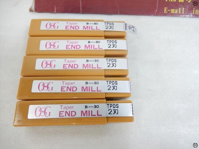 OSG TPDS10×2 5°2枚刃 5本 エンドミル の画像 2枚目