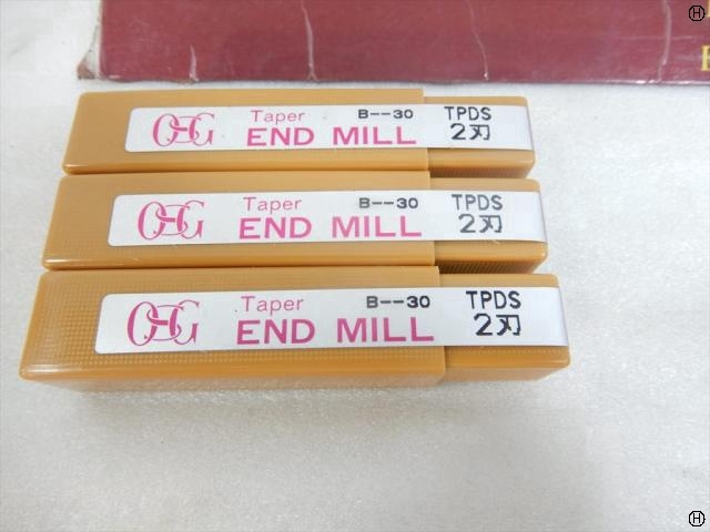 OSG TPDS10×2° 2枚刃 3本 エンドミル の画像 2枚目