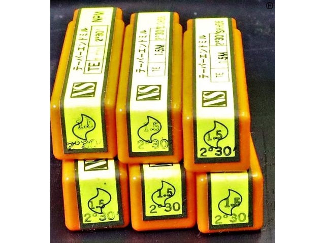 日進工具 NS 1.5M 2°30 6個 未使用 エンドミル の画像 2枚目