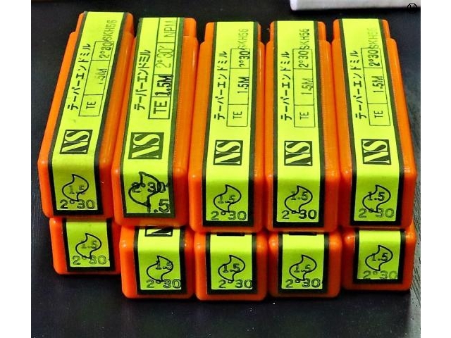 日進工具 NS 1.5M×2°30 SKH56 10個 未使用 エンドミル の画像 2枚目