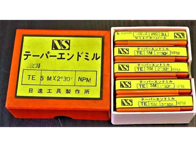 日進工具 NS 5M×2°30 10個 未使用 エンドミル の画像 2枚目