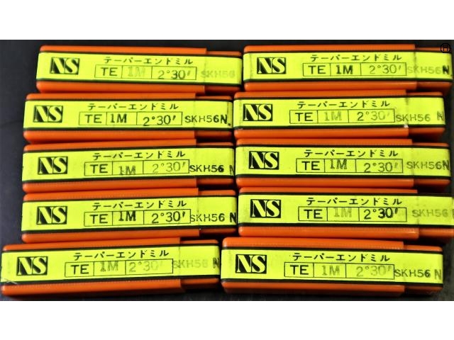 日進工具 NS TE 1M×2°30 SKH56 10個 未使用 エンドミル の画像 2枚目