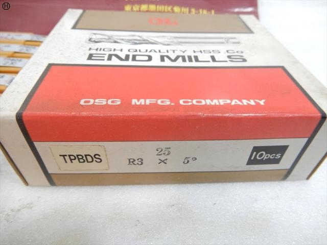 OSG TPBDS 2刃 R3×5° エンドミル の画像 3枚目