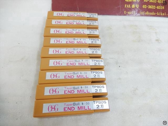 OSG TPBDS 2刃 R4×3° End Mill Image 2