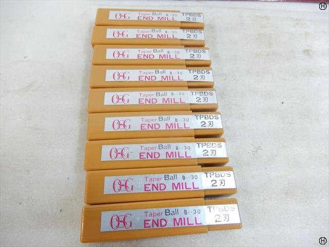 OSG TPBDS B-30 2刃 R5×2° 9本 エンドミル の画像 2枚目