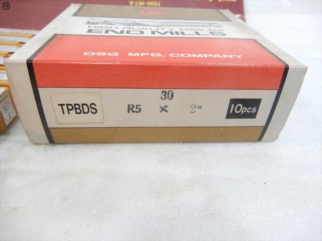 OSG TPBDS B-30 2刃 R5×2° 9本 エンドミル の画像 3枚目
