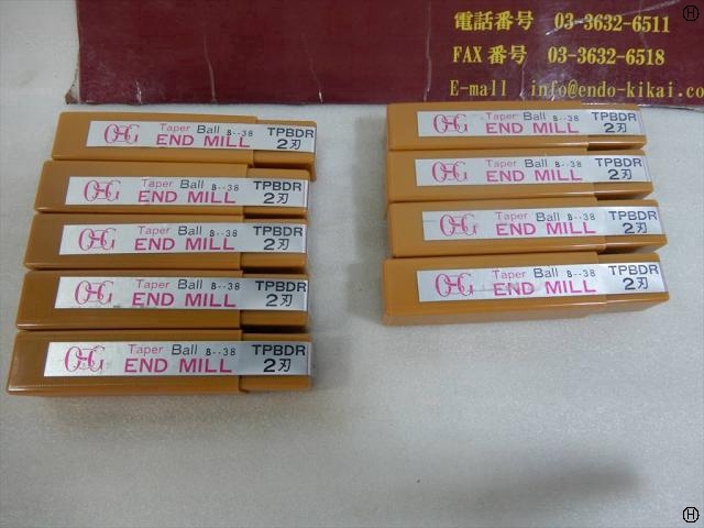 OSG TPBDR R4×1° 9本 エンドミル の画像 2枚目