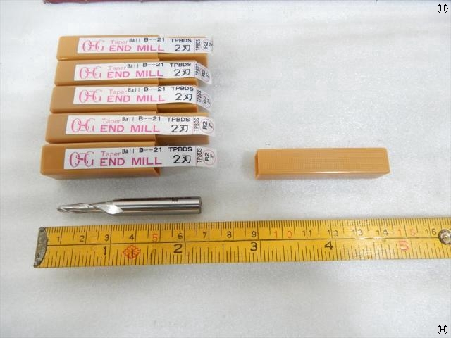 OSG TPBDS R2×3° 5本 エンドミル の画像 2枚目