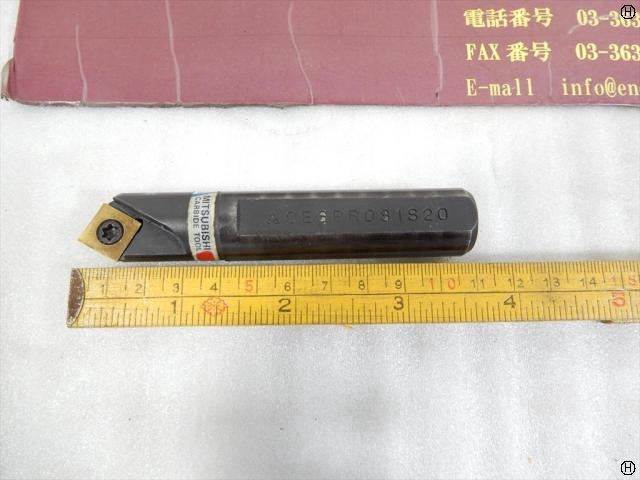 三菱マテリアル 1枚刃 CESPR081S20 シャンク径20mm エンドミル の画像 2枚目