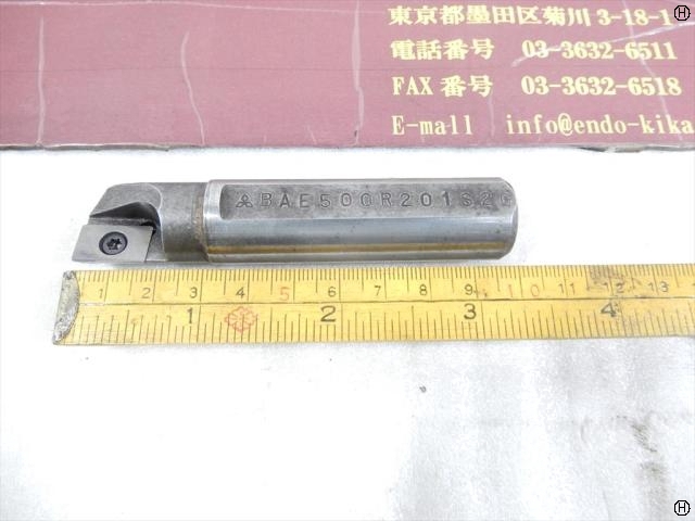 三菱マテリアル BAE500R201S20 1枚刃 シャンク径20mm エンドミル の画像 2枚目