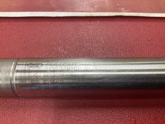 大昭和精機 BIG ST20-FCM21092-165 2枚刃 シャンク径20m エンドミル の画像 4枚目
