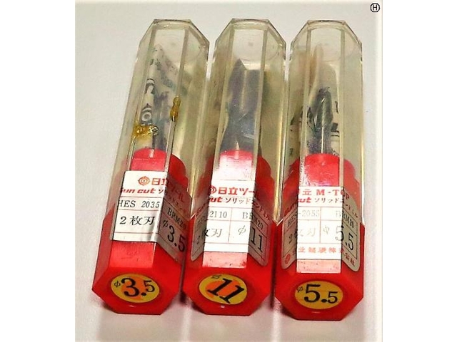 日立ツール 一山 3個 未使用 エンドミル の画像 2枚目