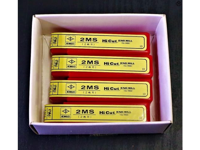 KOBE STEEL 2MS 2.5 4個 未使用 End Mill Image 2