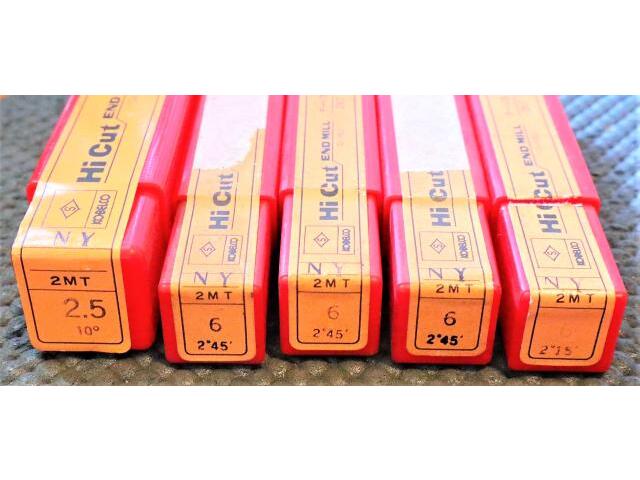 KOBELCO 2MT NY 2.5 6 5個 未使用 エンドミル の画像 3枚目