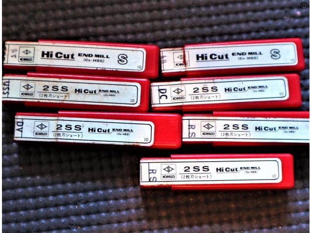 KOBELCO 2SS 1.5〜8.4 7個 未使用 エンドミル の画像 2枚目