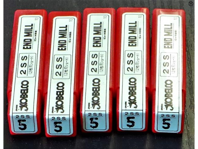 KOBE STEEL 2SS 5 5個 End Mill Image 2