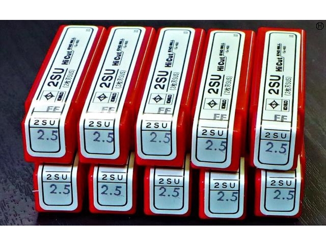 KOBELCO 2SU 2.5 10個 未使用 エンドミル の画像 2枚目