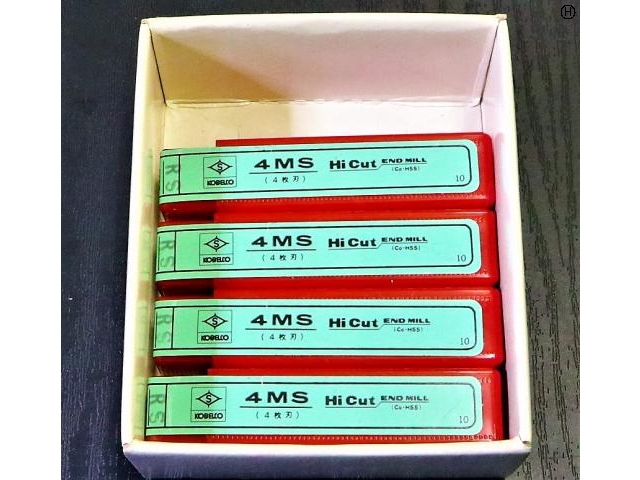 KOBE STEEL 4, 4個 未使用 End Mill Image 2