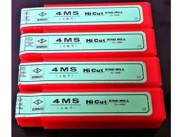 KOBELCO 4MS 5.5 4個 未使用 エンドミル の画像 2枚目