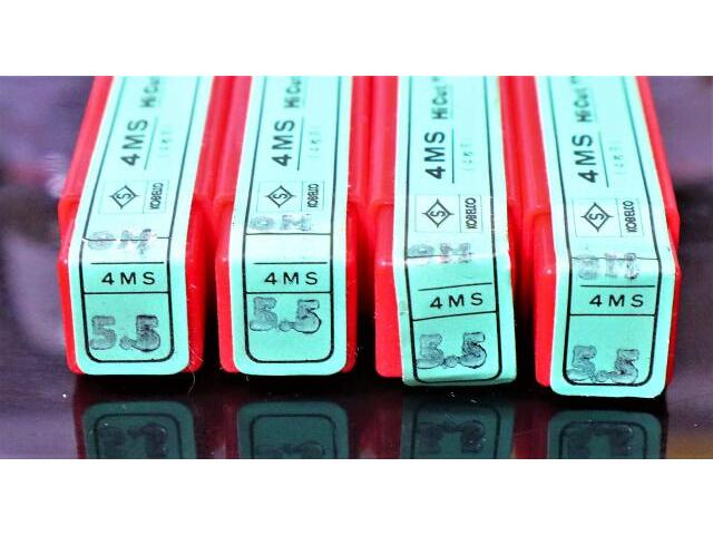 KOBELCO 4MS 5.5 4個 未使用 エンドミル の画像 3枚目