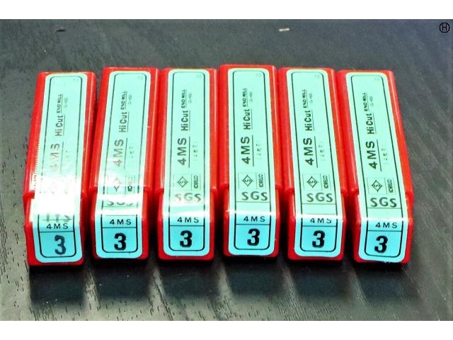 KOBELCO 6個 4MS 3 未使用 エンドミル の画像 2枚目