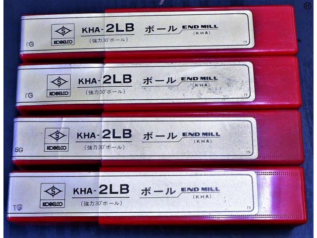 KOBELCO KHA-2LB R2.5×5 4個 未使用 エンドミル の画像 2枚目