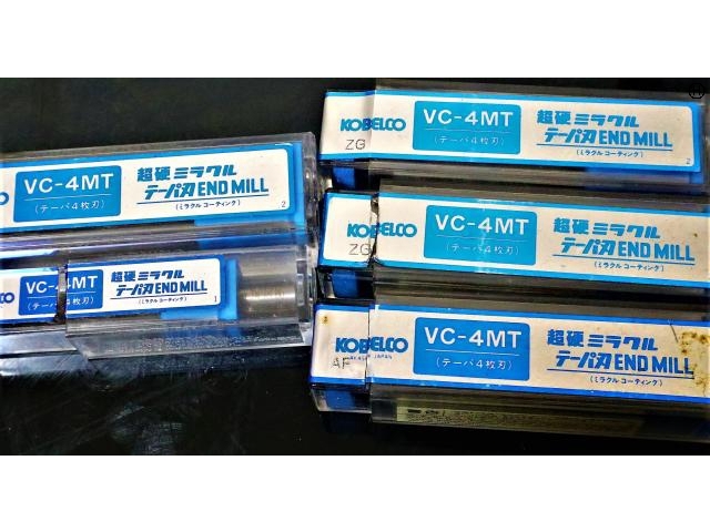 KOBELCO VC-4MT 一山 5個 未使用 エンドミル の画像 2枚目