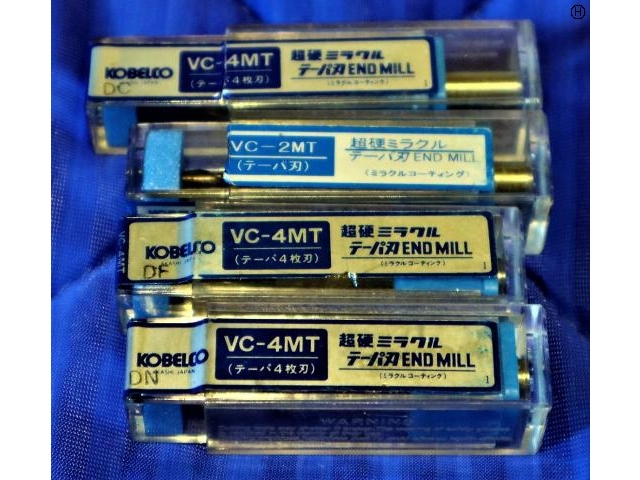 KOBELCO 一山 4個 未使用 エンドミル の画像 2枚目